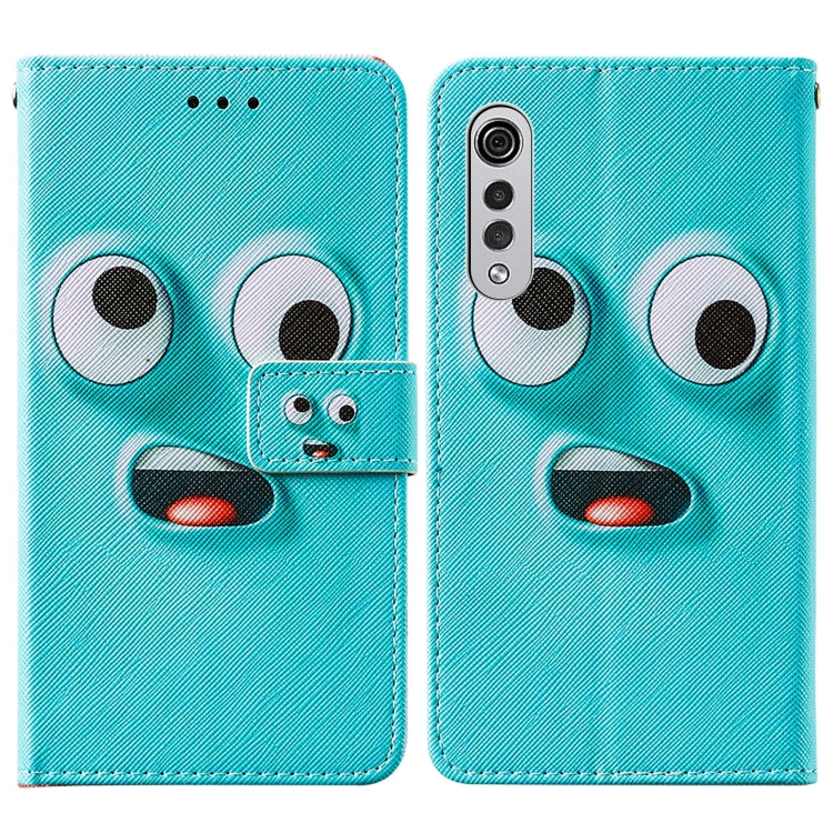 For LG Velvet 2 Pro Cross Texture Painting Pattern Horizontal Flip Leather Case with Holder & Card Slots & Wallet & Lanyard