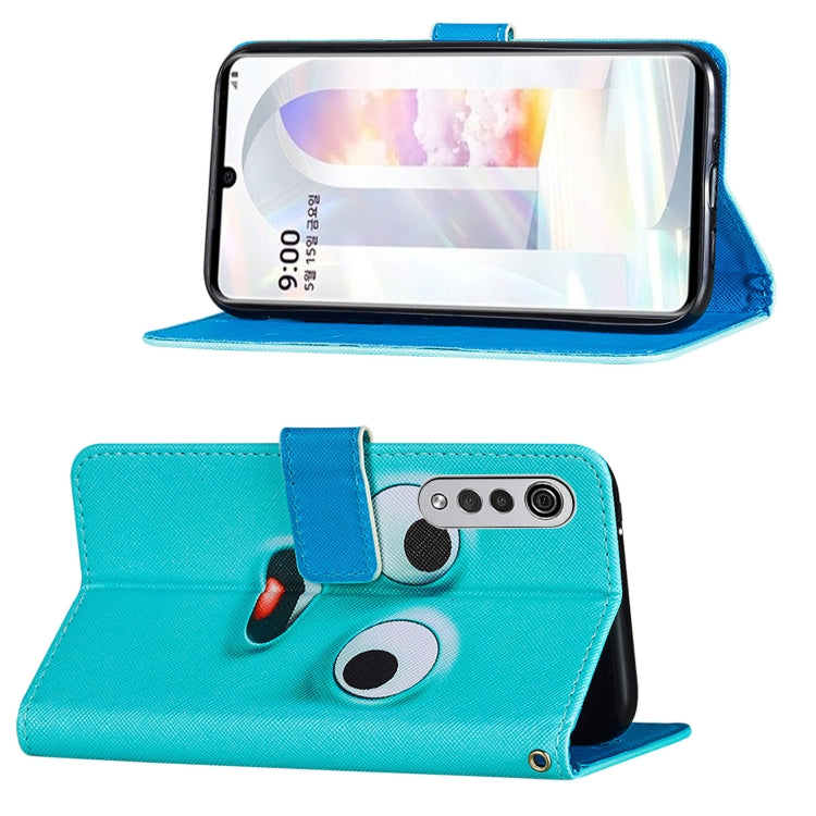For LG Velvet 2 Pro Cross Texture Painting Pattern Horizontal Flip Leather Case with Holder & Card Slots & Wallet & Lanyard