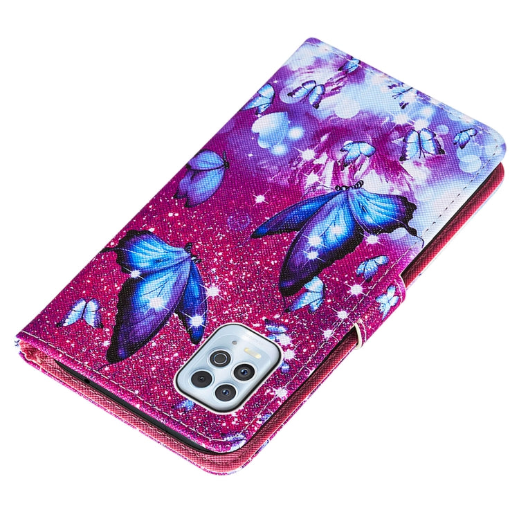 For Motorola Moto G100 / Edge S Cross Texture Painting Pattern Horizontal Flip Leather Case with Holder & Card Slots & Wallet & Lanyard