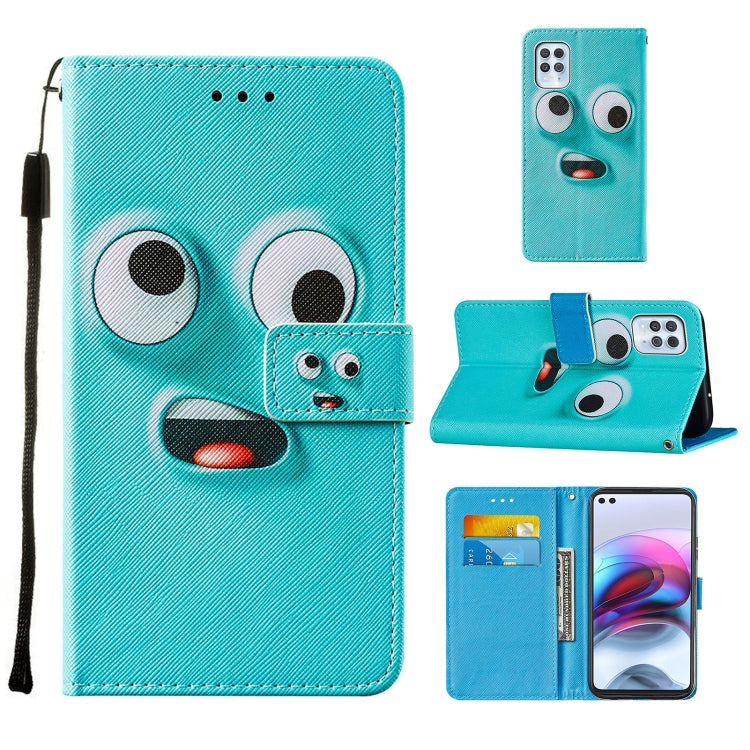 For Motorola Moto G100 / Edge S Cross Texture Painting Pattern Horizontal Flip Leather Case with Holder & Card Slots & Wallet & Lanyard