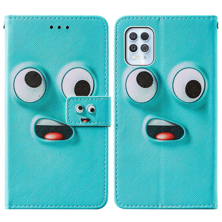 For Motorola Moto G100 / Edge S Cross Texture Painting Pattern Horizontal Flip Leather Case with Holder & Card Slots & Wallet & Lanyard