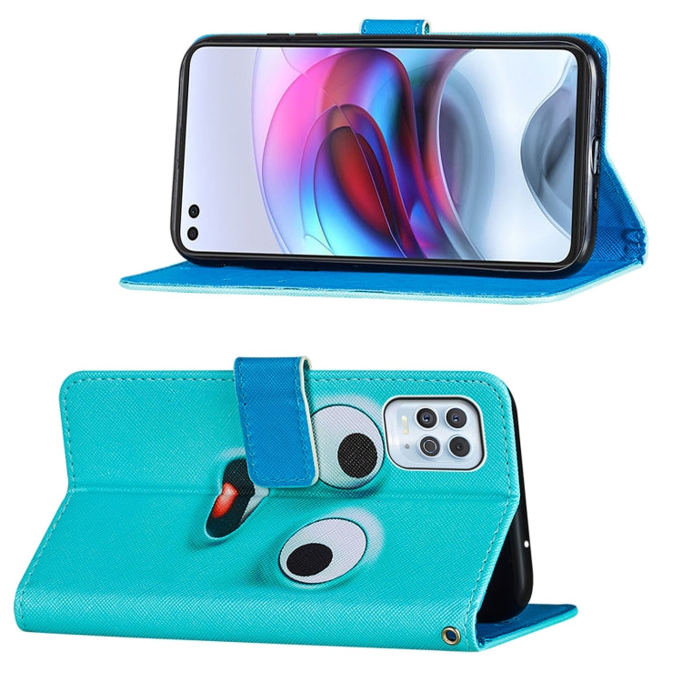 For Motorola Moto G100 / Edge S Cross Texture Painting Pattern Horizontal Flip Leather Case with Holder & Card Slots & Wallet & Lanyard