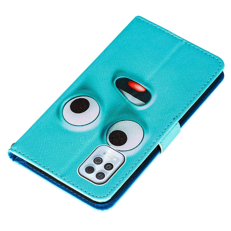 For Motorola Moto G100 / Edge S Cross Texture Painting Pattern Horizontal Flip Leather Case with Holder & Card Slots & Wallet & Lanyard