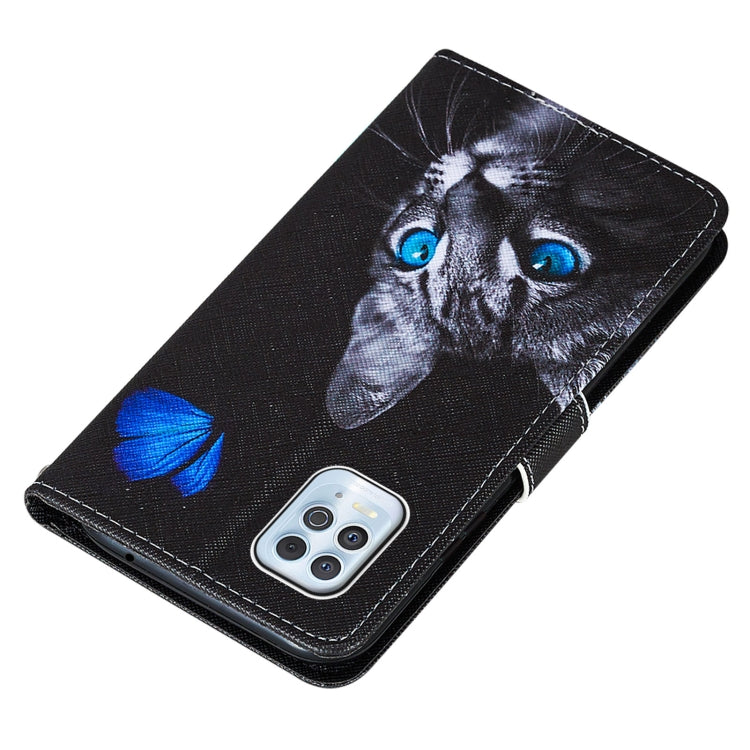 For Motorola Moto G100 / Edge S Cross Texture Painting Pattern Horizontal Flip Leather Case with Holder & Card Slots & Wallet & Lanyard