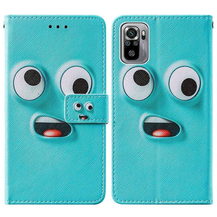 For Xiaomi Redmi Note 10S / Note 10 4G Cross Texture Painting Pattern Horizontal Flip Leather Case with Holder & Card Slots & Wallet & Lanyard