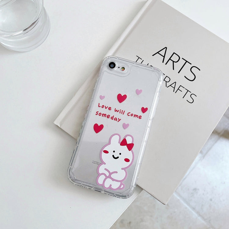 For iPhone SE 2022 / SE 2020 / 8 / 7 Precise Hole Transparent TPU Protective Case