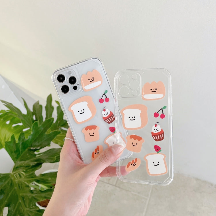 For iPhone 12 Precise Hole Transparent TPU Protective Case