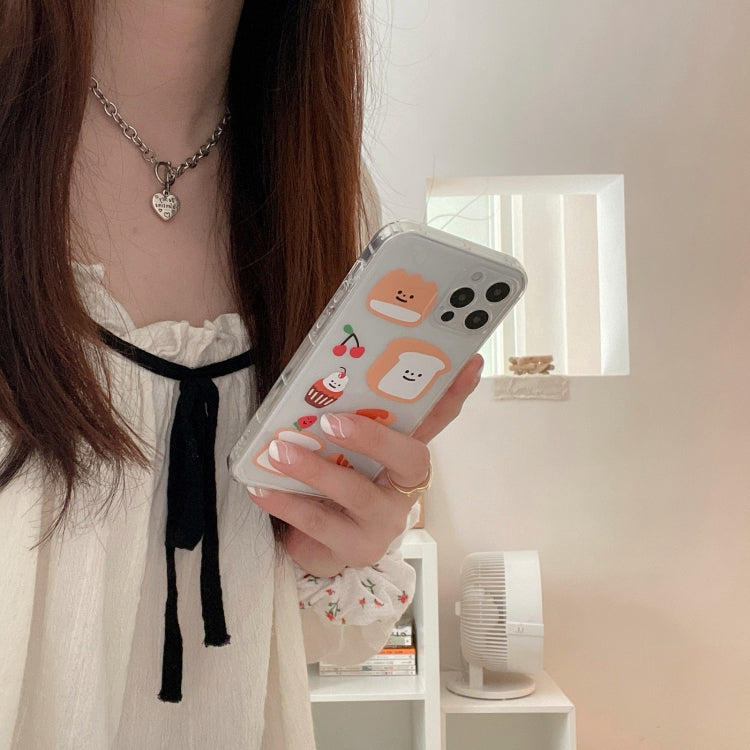 For iPhone 12 Precise Hole Transparent TPU Protective Case