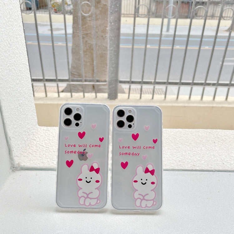 For iPhone 12 Precise Hole Transparent TPU Protective Case