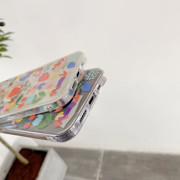 For iPhone 12 Pro Max Precise Hole Transparent TPU Protective Case