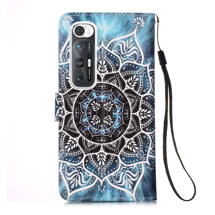 For Xiaomi Mi 10S Colored Drawing Pattern Plain Weave Horizontal Flip Leather Case with Holder & Card Slot & Wallet & Lanyard