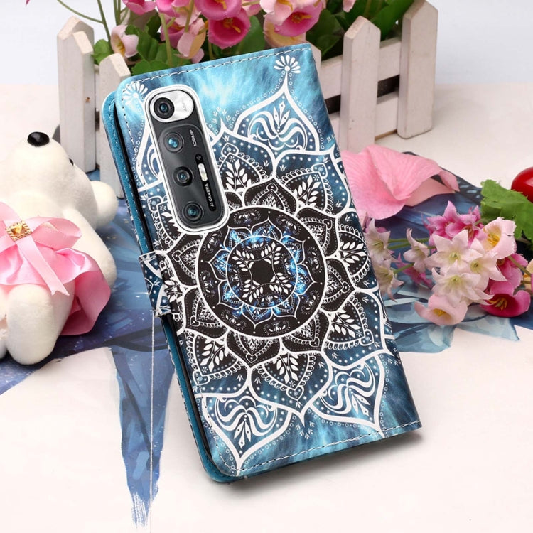 For Xiaomi Mi 10S Colored Drawing Pattern Plain Weave Horizontal Flip Leather Case with Holder & Card Slot & Wallet & Lanyard