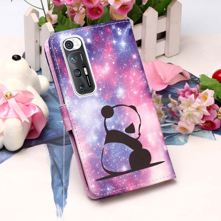 For Xiaomi Mi 10S Colored Drawing Pattern Plain Weave Horizontal Flip Leather Case with Holder & Card Slot & Wallet & Lanyard