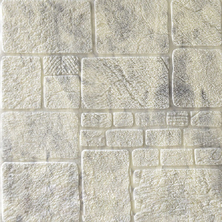 10 PCS Creative 3D Brick Pattern Wall Stickers Wallpaper Decoration, Size: 70 x 70cm