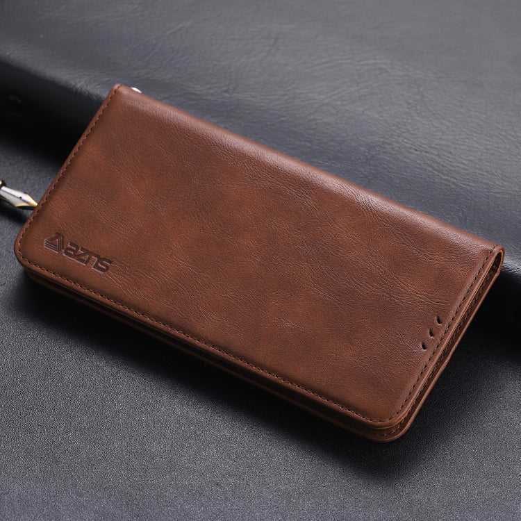 For Huawei P30 AZNS Retro Texture Magnetic Horizontal Flip PU Leather Case with Holder & Card Slots & Photo Frame
