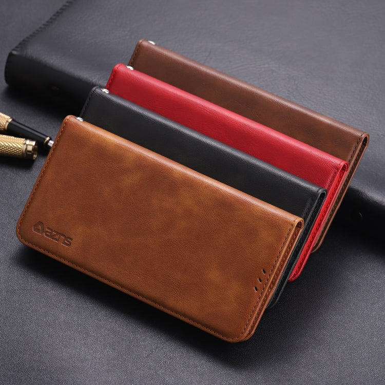 For Huawei P30 AZNS Retro Texture Magnetic Horizontal Flip PU Leather Case with Holder & Card Slots & Photo Frame