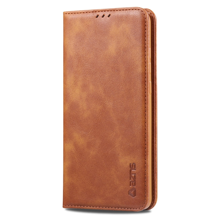 For Huawei P30 AZNS Retro Texture Magnetic Horizontal Flip PU Leather Case with Holder & Card Slots & Photo Frame