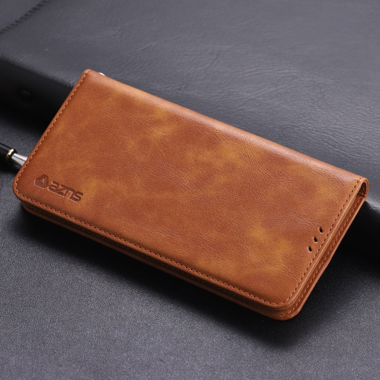 For Huawei P30 AZNS Retro Texture Magnetic Horizontal Flip PU Leather Case with Holder & Card Slots & Photo Frame