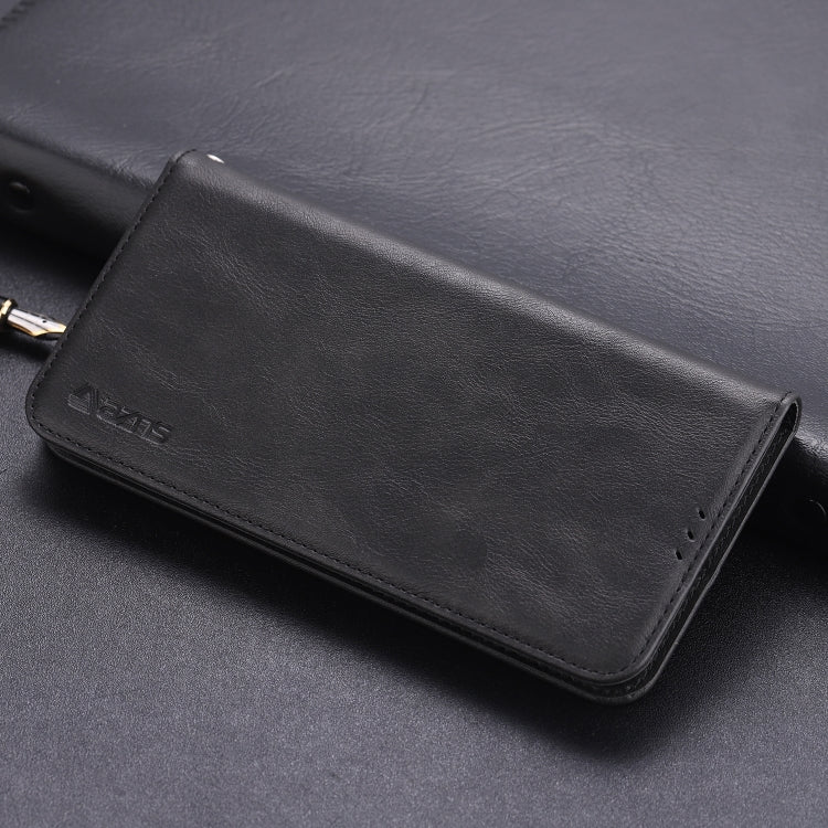 For Huawei P30 Lite / Nova 4e AZNS Retro Texture Magnetic Horizontal Flip PU Leather Case with Holder & Card Slots & Photo Frame