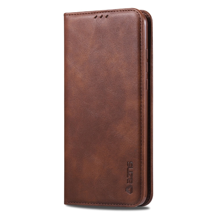 For Huawei P30 Lite / Nova 4e AZNS Retro Texture Magnetic Horizontal Flip PU Leather Case with Holder & Card Slots & Photo Frame