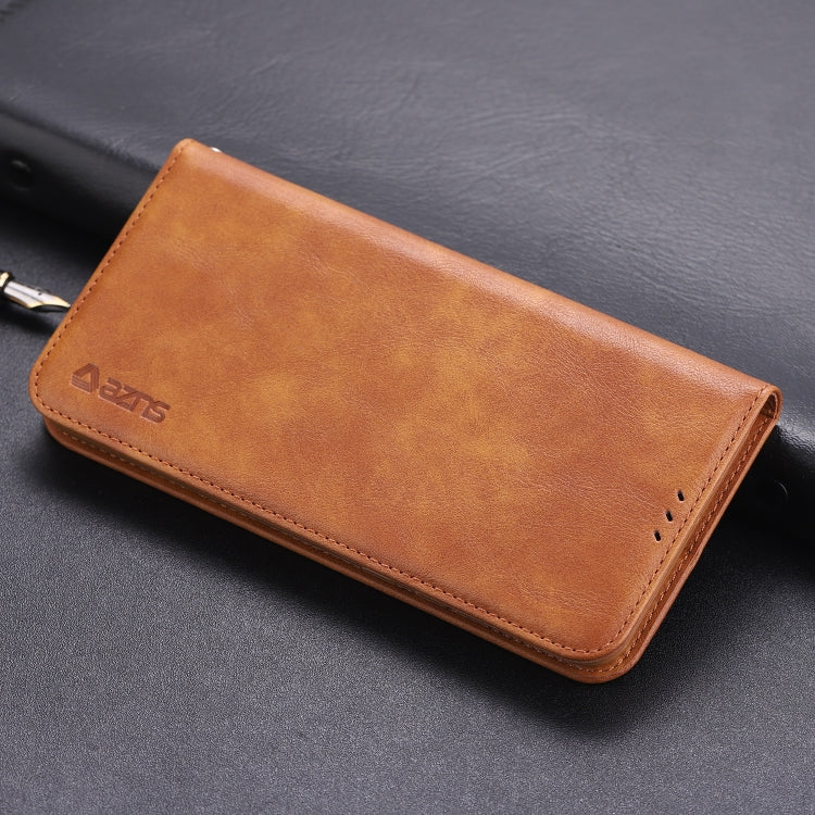 For Huawei P30 Lite / Nova 4e AZNS Retro Texture Magnetic Horizontal Flip PU Leather Case with Holder & Card Slots & Photo Frame