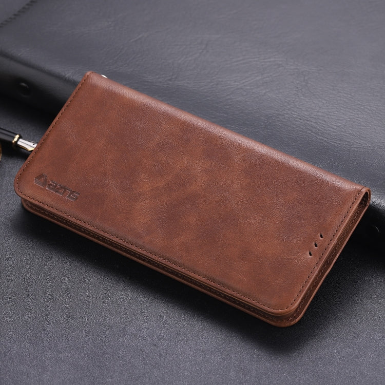 For Huawei P30 Pro AZNS Retro Texture Magnetic Horizontal Flip PU Leather Case with Holder & Card Slots & Photo Frame