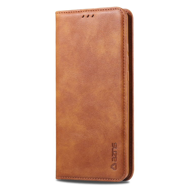 For Huawei P30 Pro AZNS Retro Texture Magnetic Horizontal Flip PU Leather Case with Holder & Card Slots & Photo Frame