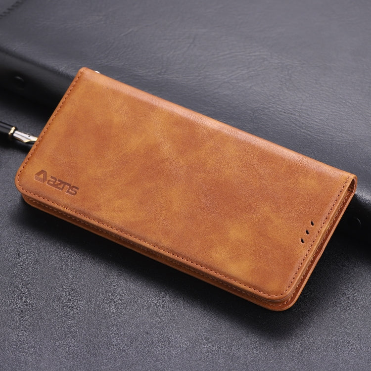 For Huawei P30 Pro AZNS Retro Texture Magnetic Horizontal Flip PU Leather Case with Holder & Card Slots & Photo Frame