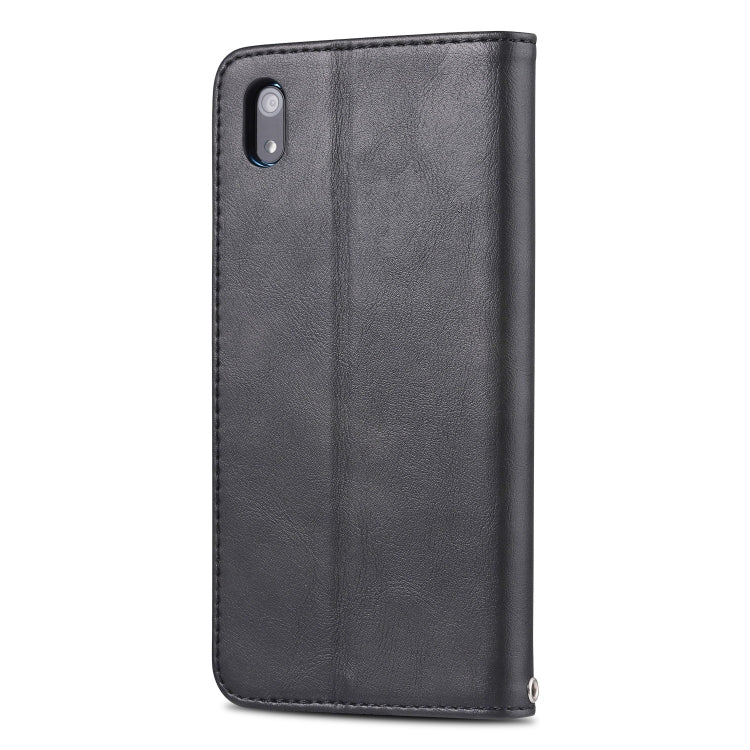For Huawei Y5 2019 / Enjoy 8S AZNS Retro Texture Magnetic Horizontal Flip PU Leather Case with Holder & Card Slots & Photo Frame