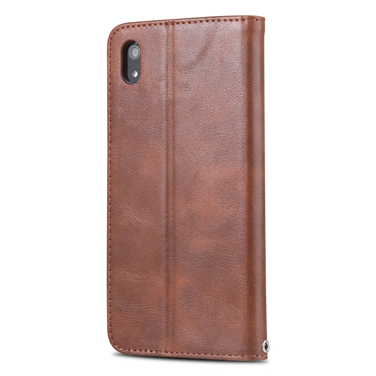 For Huawei Y5 2019 / Enjoy 8S AZNS Retro Texture Magnetic Horizontal Flip PU Leather Case with Holder & Card Slots & Photo Frame