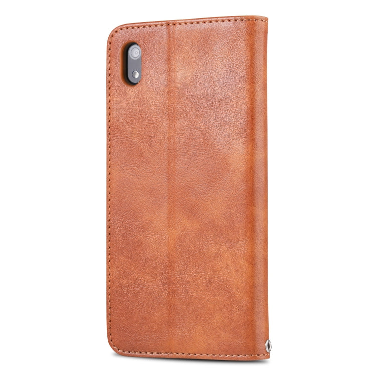 For Huawei Y5 2019 / Enjoy 8S AZNS Retro Texture Magnetic Horizontal Flip PU Leather Case with Holder & Card Slots & Photo Frame
