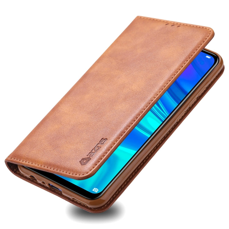 For Huawei Y9 2019 / Enjoy 9 Plus AZNS Retro Texture Magnetic Horizontal Flip PU Leather Case with Holder & Card Slots & Photo Frame