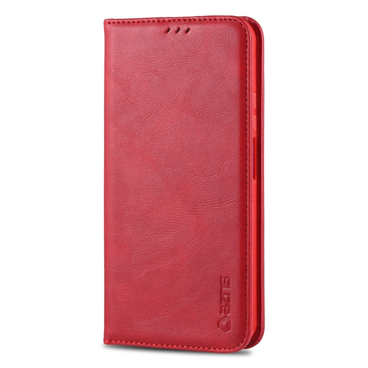 For Huawei Honor 20 AZNS Retro Texture Magnetic Horizontal Flip PU Leather Case with Holder & Card Slots & Photo Frame