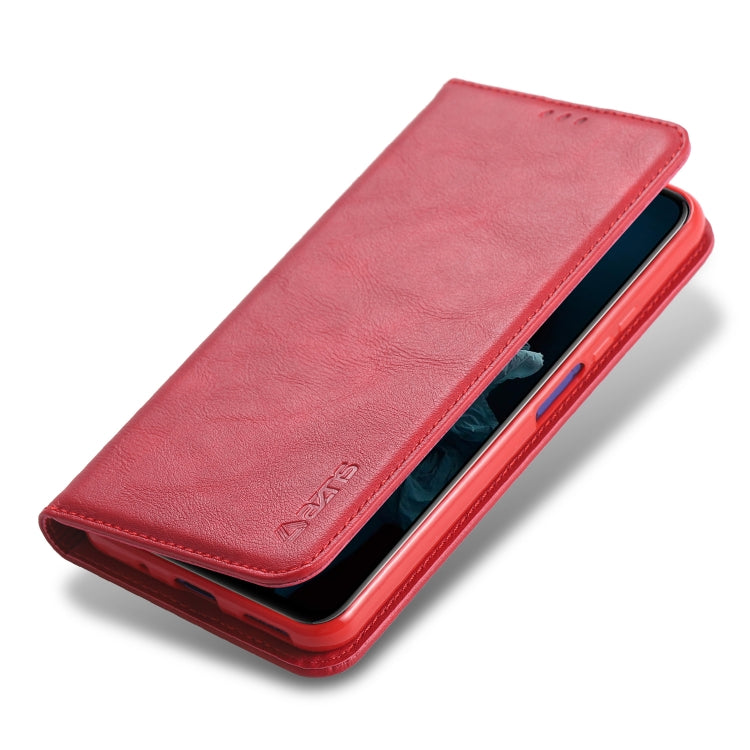 For Huawei Honor 20 AZNS Retro Texture Magnetic Horizontal Flip PU Leather Case with Holder & Card Slots & Photo Frame