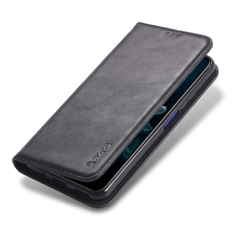 For Huawei Honor 20 Pro AZNS Retro Texture Magnetic Horizontal Flip PU Leather Case with Holder & Card Slots & Photo Frame