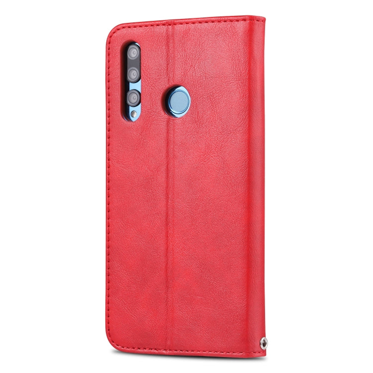 For Huawei P Smart Plus 2019 AZNS Retro Texture Magnetic Horizontal Flip PU Leather Case with Holder & Card Slots & Photo Frame