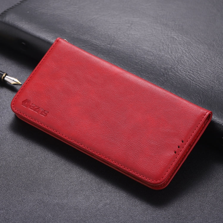 For Huawei P Smart Plus 2019 AZNS Retro Texture Magnetic Horizontal Flip PU Leather Case with Holder & Card Slots & Photo Frame