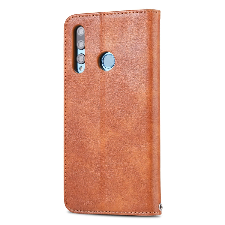 For Huawei P Smart Plus 2019 AZNS Retro Texture Magnetic Horizontal Flip PU Leather Case with Holder & Card Slots & Photo Frame