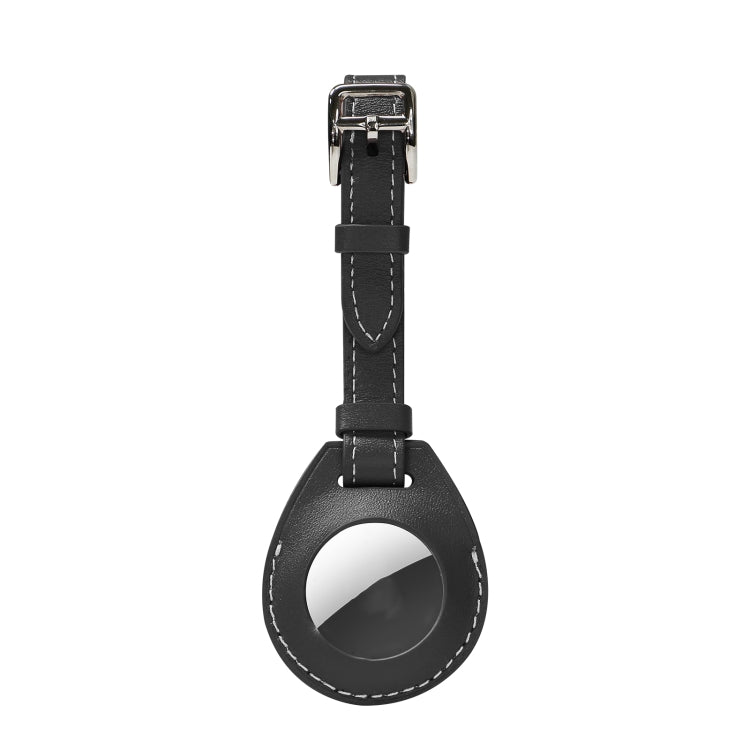 Shockproof Anti-scratch Leather Protective Case Cover with Hang Loop For AirTag, Style:Luggage Tag