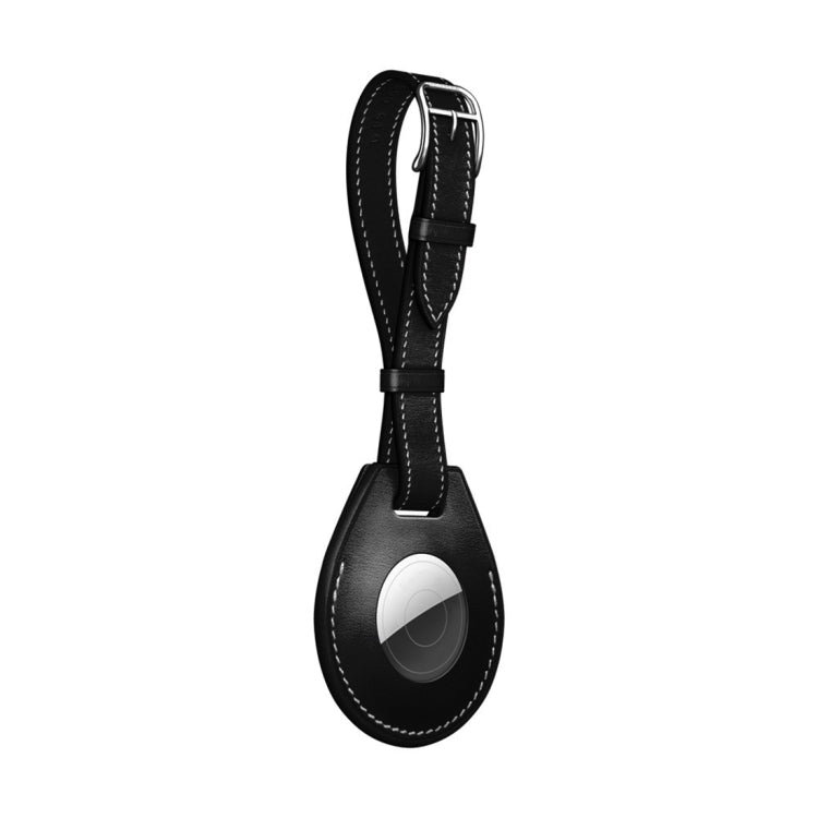 Shockproof Anti-scratch Leather Protective Case Cover with Hang Loop For AirTag, Style:Luggage Tag
