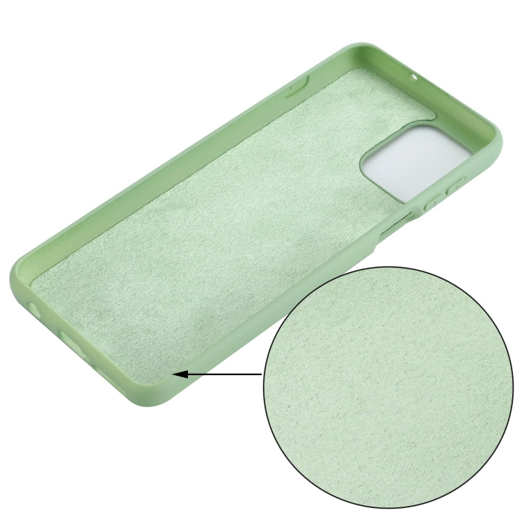 For Motorola Moto G100 / Edge S Solid Color Liquid Silicone Dropproof Full Coverage Protective Case