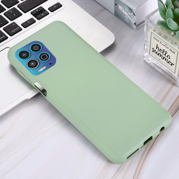 For Motorola Moto G100 / Edge S Solid Color Liquid Silicone Dropproof Full Coverage Protective Case
