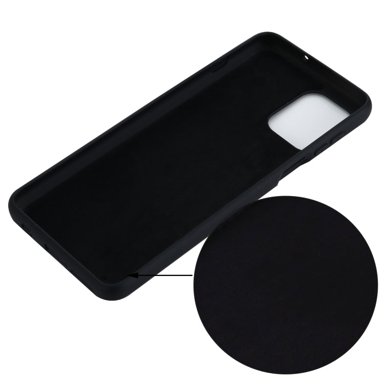 For Motorola Moto G100 / Edge S Solid Color Liquid Silicone Dropproof Full Coverage Protective Case