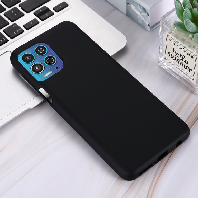 For Motorola Moto G100 / Edge S Solid Color Liquid Silicone Dropproof Full Coverage Protective Case