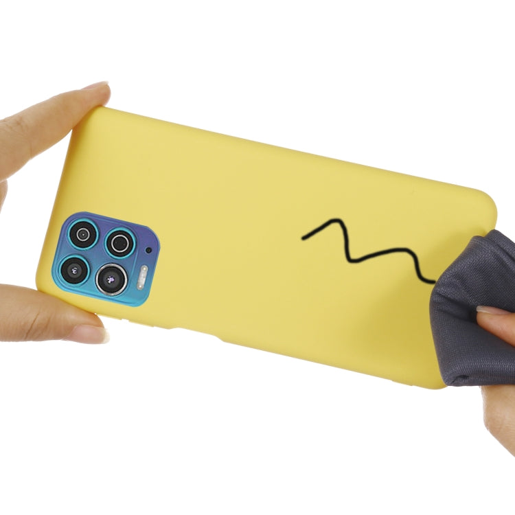 For Motorola Moto G100 / Edge S Solid Color Liquid Silicone Dropproof Full Coverage Protective Case