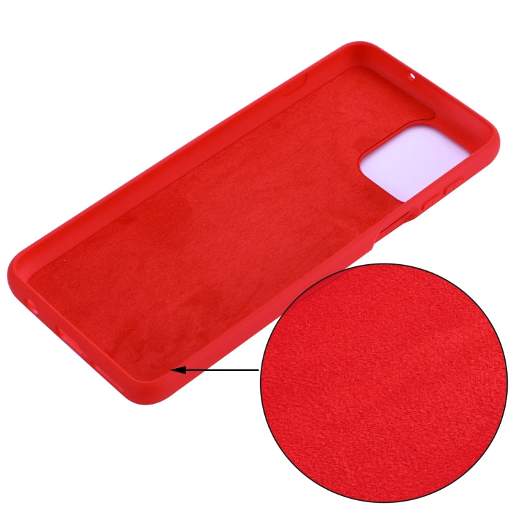 For Motorola Moto G100 / Edge S Solid Color Liquid Silicone Dropproof Full Coverage Protective Case