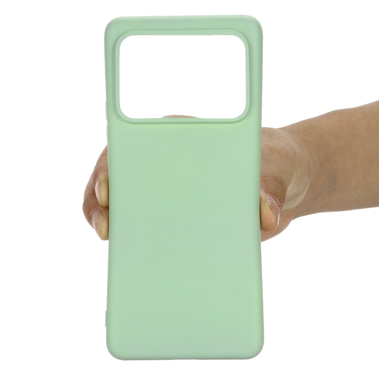 For Xiaomi Mi 11 Ultra Solid Color Liquid Silicone Dropproof Full Coverage Protective Case