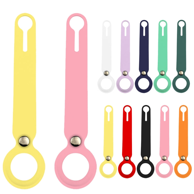 Shockproof Anti-scratch Silicone Soft Case with Hanging Strap For AirTag