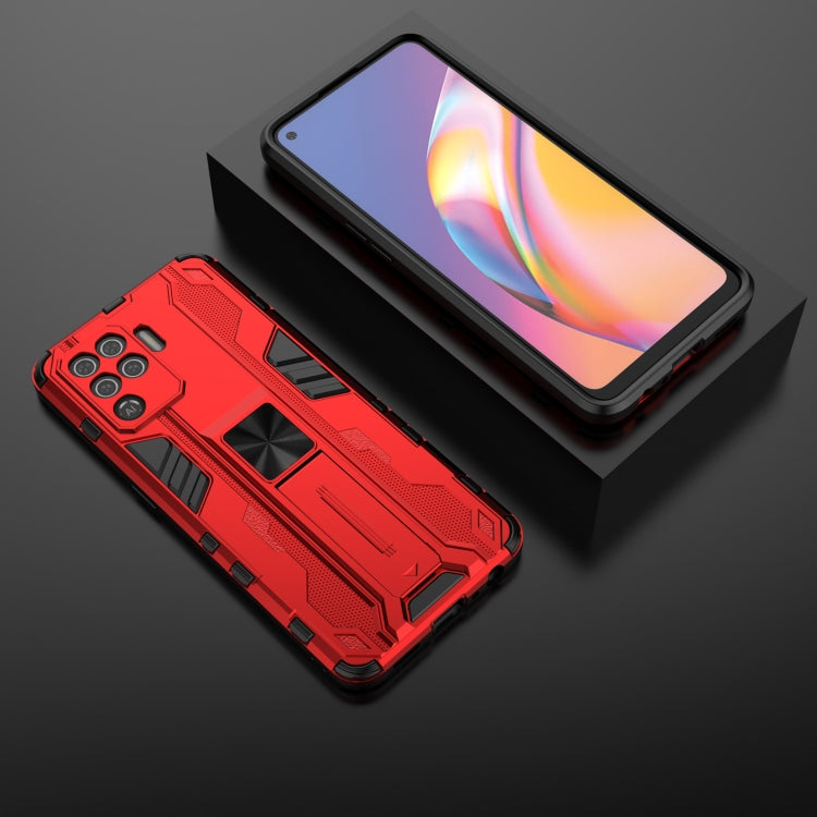 For OPPO A94 Supersonic PC + TPU Shock-proof Protective Case with Holder