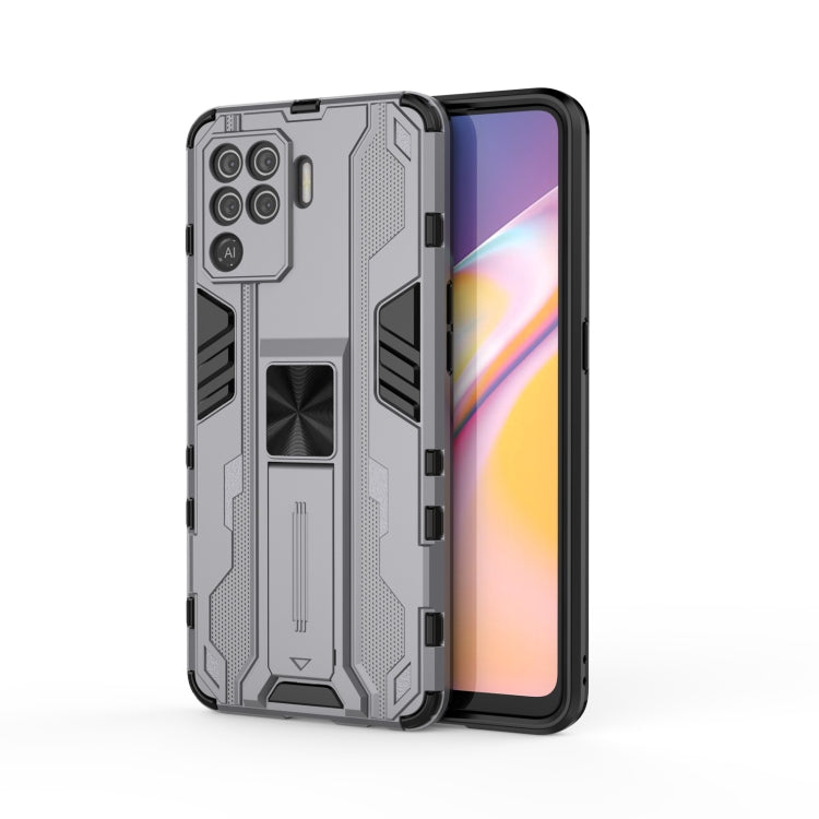 For OPPO A94 Supersonic PC + TPU Shock-proof Protective Case with Holder